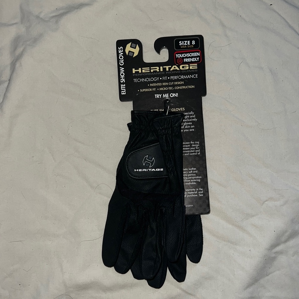 New heritage riding gloves